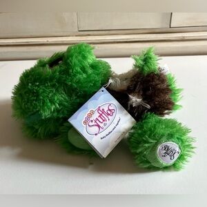 NWT Stuffies Baby Shuffles The Turtle Secret Pouch Zip Pocket Stuffed Animal